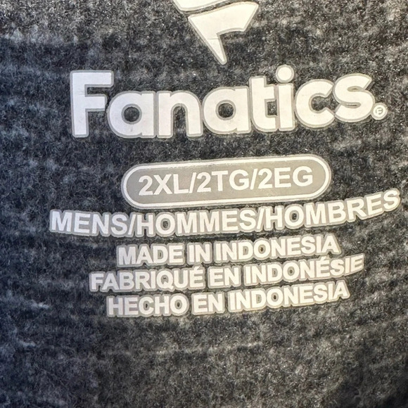 New England Patriots Fanatics Instant Replay Hoodie Heathered Charcoal/Navy 2XL - Picture 7 of 7